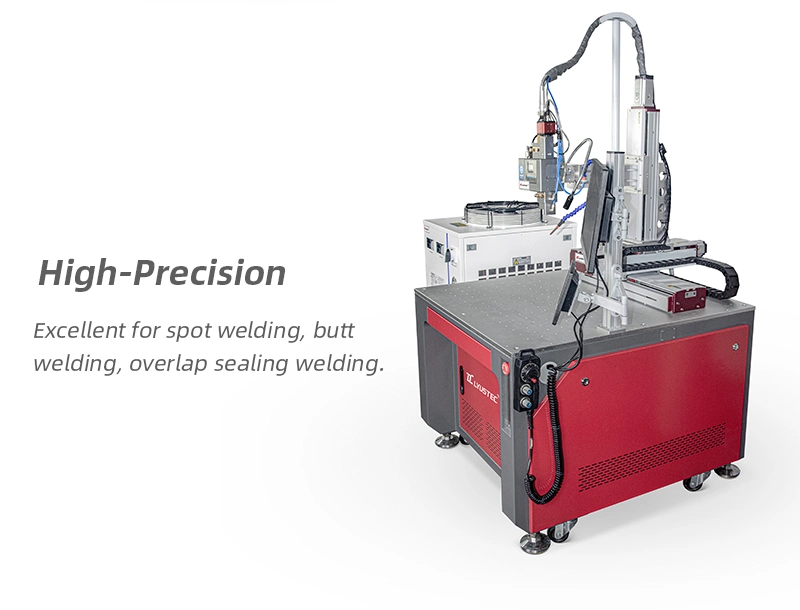 Four-Axis Fiber Continuous Laser Welding Machine with CCD Monitoring