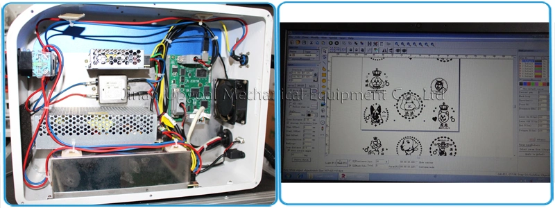 Desktop Non-Metal Materials CO2 RF Laser Marking Machine RF30W