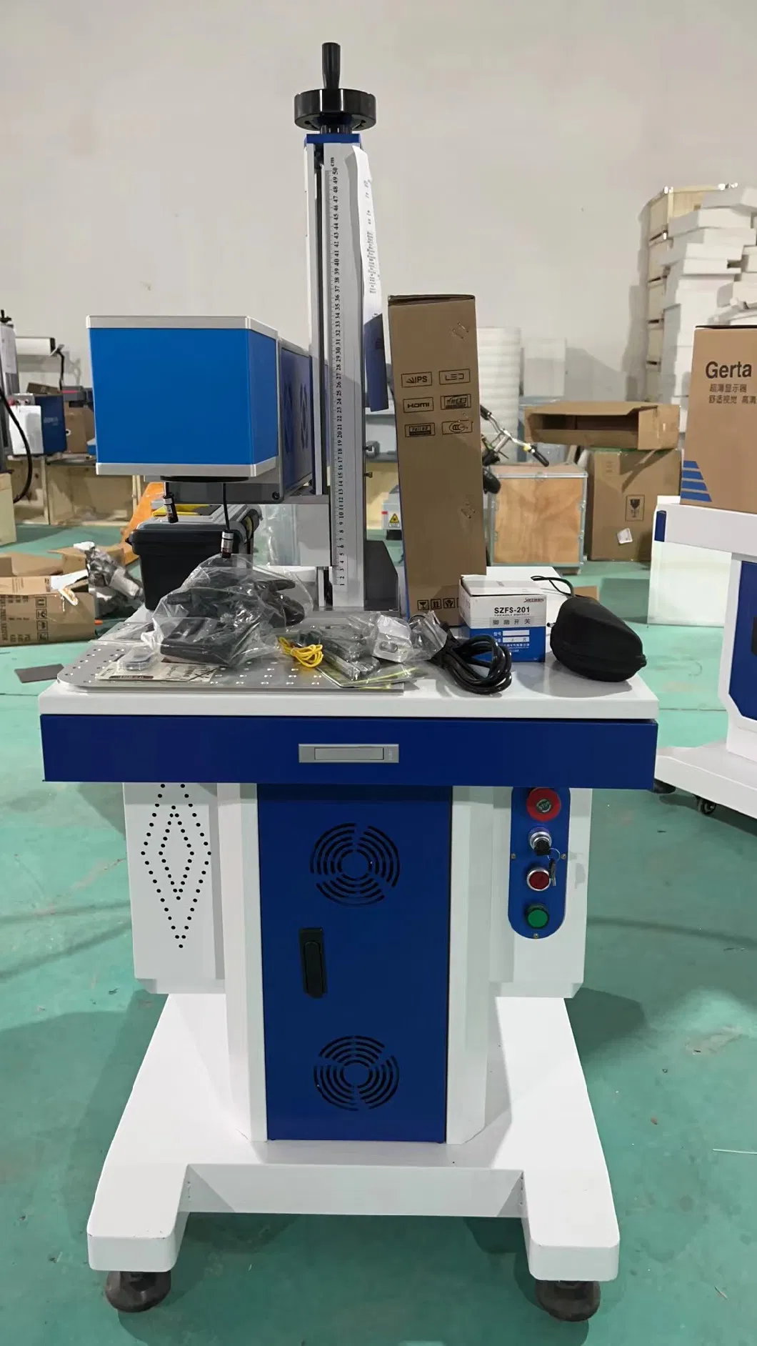 Plastic Bottles Assembly Line, Nanjing Crd Cr100, 100W Factory Sale Price Flying CO2 Laser Online Marking Machine