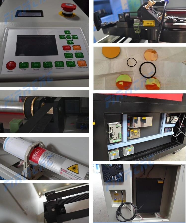 CO2 CNC Laser Engraving Cutting Machine for Acrylic/Wood/Cloth/Leather/Plastic