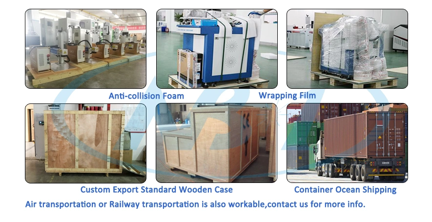 Flying Fiber/CO2/UV Laser Marking Machine for Package Bag/ Bottle Date/ Lot No/ Logo Printing