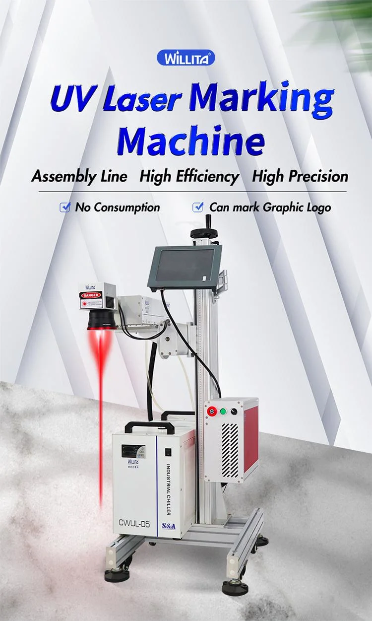 355nm UV Laser Printing Engraving Marking Machine on Glass Metal for Sale