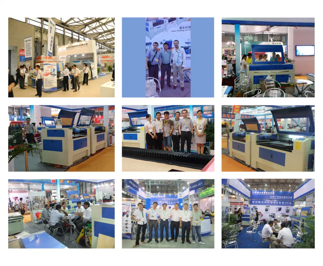 Large Format 800*800mm Cn Laser Factory 3D Glass Laser Tube Dynamic CO2 Laser Marking Machine for Cutting Paper Card / Le