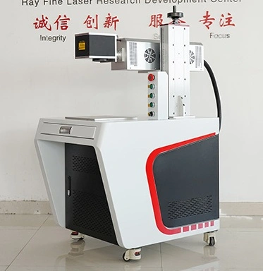 CO2 RF Metal Tube 30W Laser Marking Machine for Wood Plastic Leather