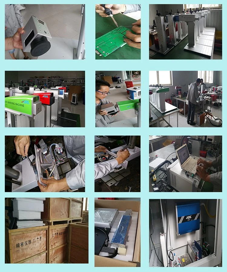 20W Benchtop Enclosed Fiber Laser Marking Machine with Fullly Enclosed Cabint