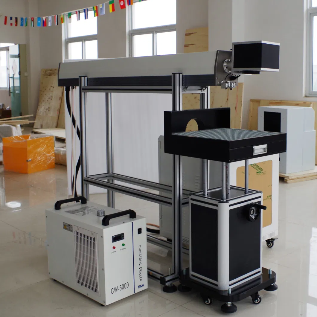 60W 80W 100W 150W CO2 Laser Marking Machine with Glass Laser Tube for Paper Leather Jeans