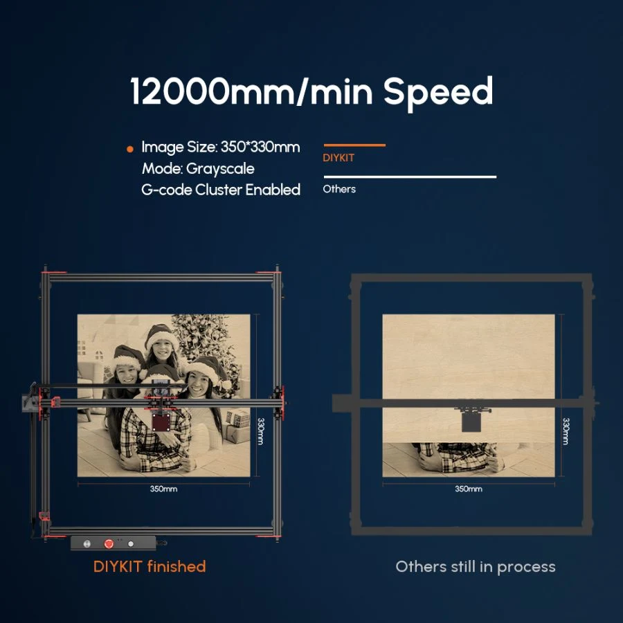 Chinese Factory Desktop10W Laser Power CO2 Metal RF Tube for Unmetal Material Laser Marking Machine CNC Machine