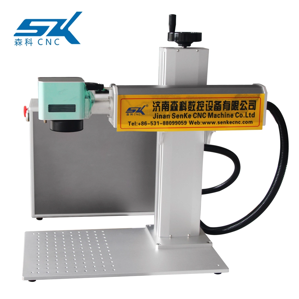 Manufacturer Factory Portable CO2 Fiber Laser Marking Engrving Mental Plastic Logo Printing Machine with CE FDA