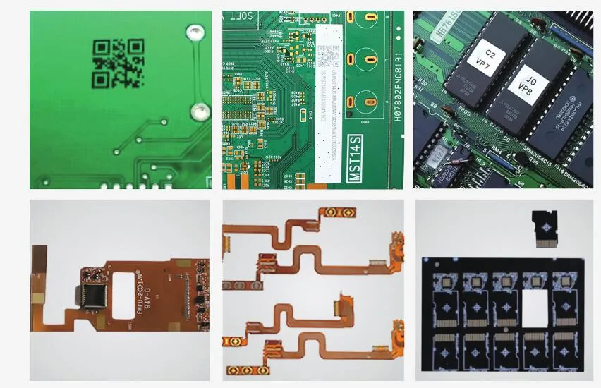 Hgtech Hot Sell Multifunctional Enclosed SMT PCB Assembly Production Line CO2/Fiber/Green/UV Fiber Laser Marking Machine for Sale