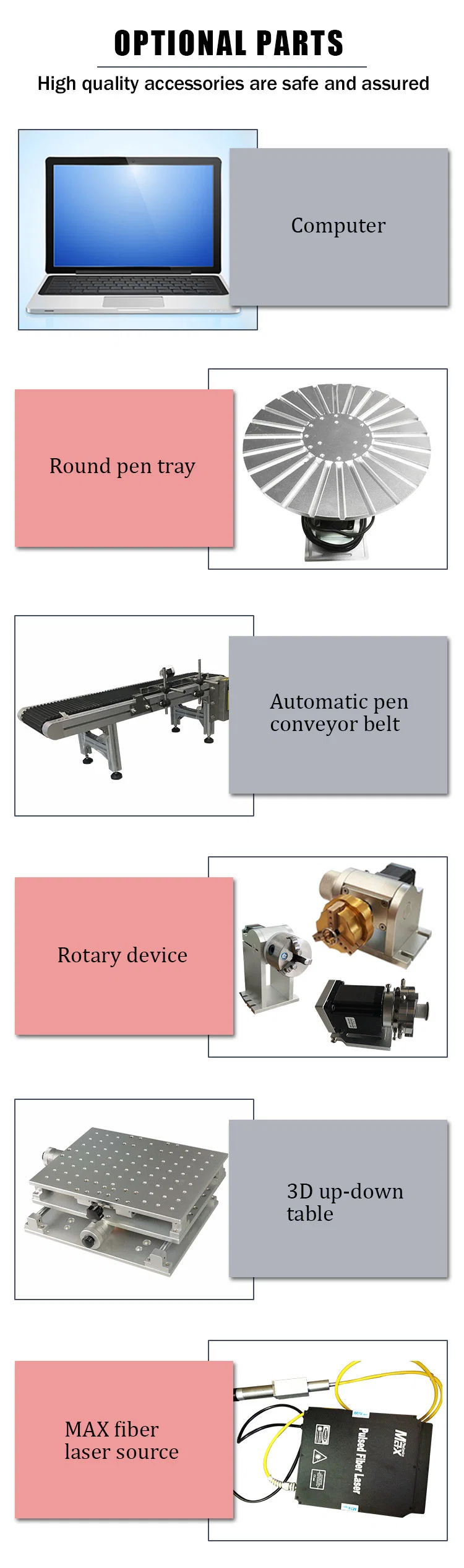 Manufacturer Factory Portable CO2 Fiber Laser Marking Engrving Mental Plastic Logo Printing Machine with CE FDA