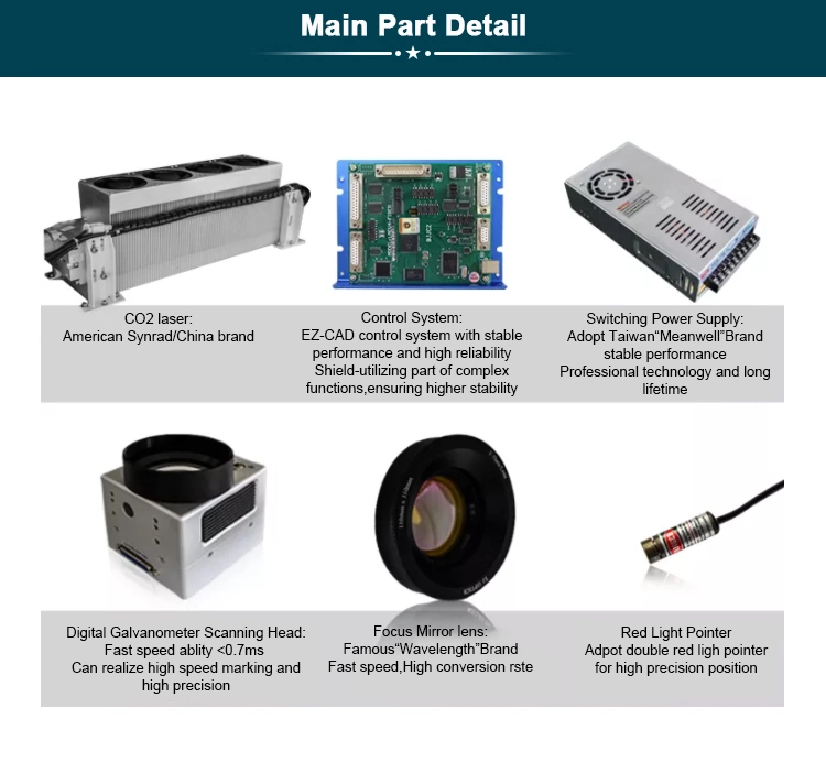 Low Price CO2 Flying Laser Marking Machine with Conveyor for Production Date Expiry Date