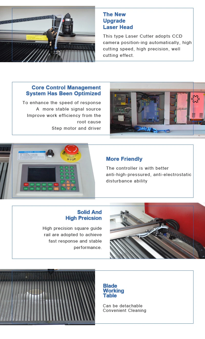 Auto-Feeding Vision Positioning Large Format CO2 Laser Cutting Machine Mt-1810V