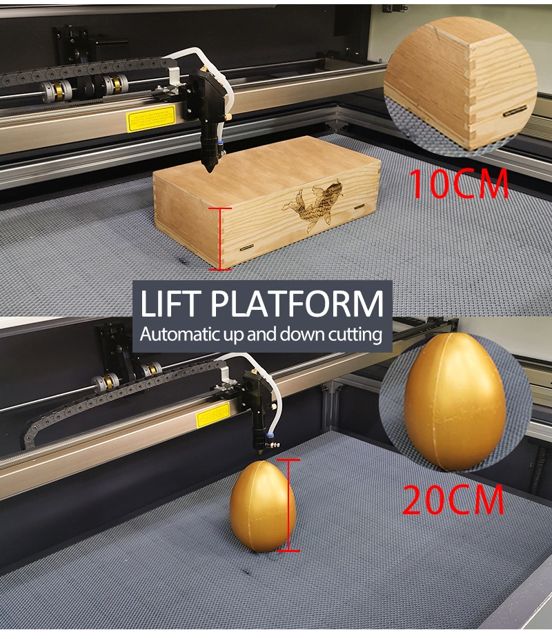 High Performance 600X900 Leather Craft Laser Cutting Machine CO2 Laser Beam Cutting Machine