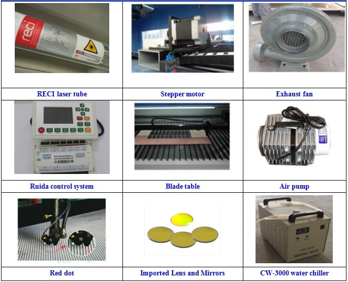 Lt-1612/1610 Dual Heads 100W CO2 Laser Engraving Machine with up and Down Table