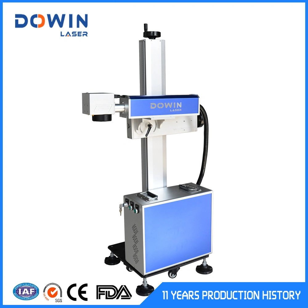 Flying CO2 Laser Marking Machine 30W Laser Logo Printing Machine on Plastic Pet HDPE PVC.