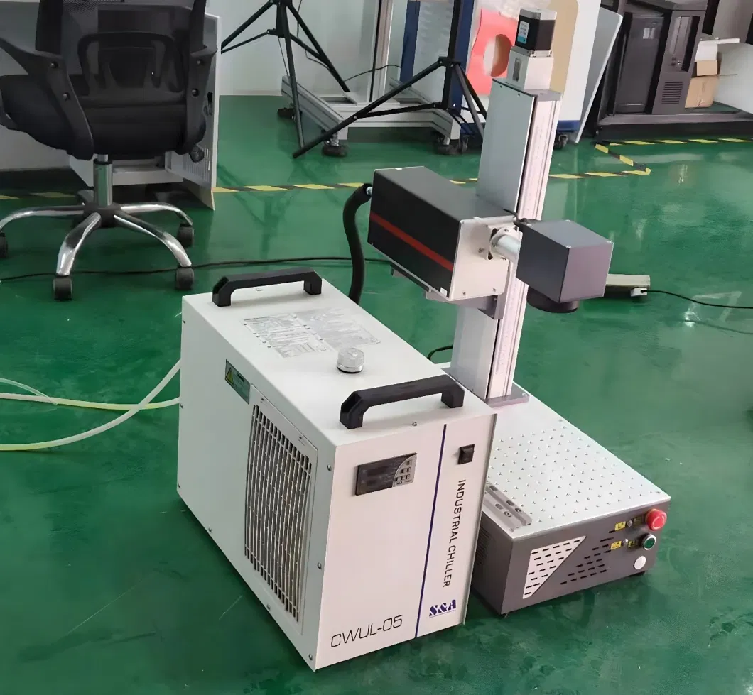 2023 New Design 10W/20W/30W/50W/100 Watts Mini Portable Metal Fiber/CO2 UV Raycus/Max/Ipg Jpt/Mopa Laser Marker Engraver Etching Marking Machine Price