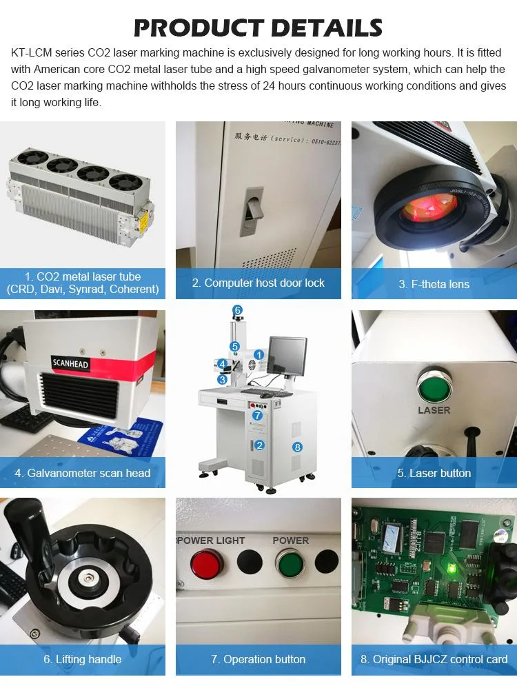 Monthly Deals 30W CO2 Laser Marking Engraving Machine for Wood Acrylic Leather Cotton Cloth