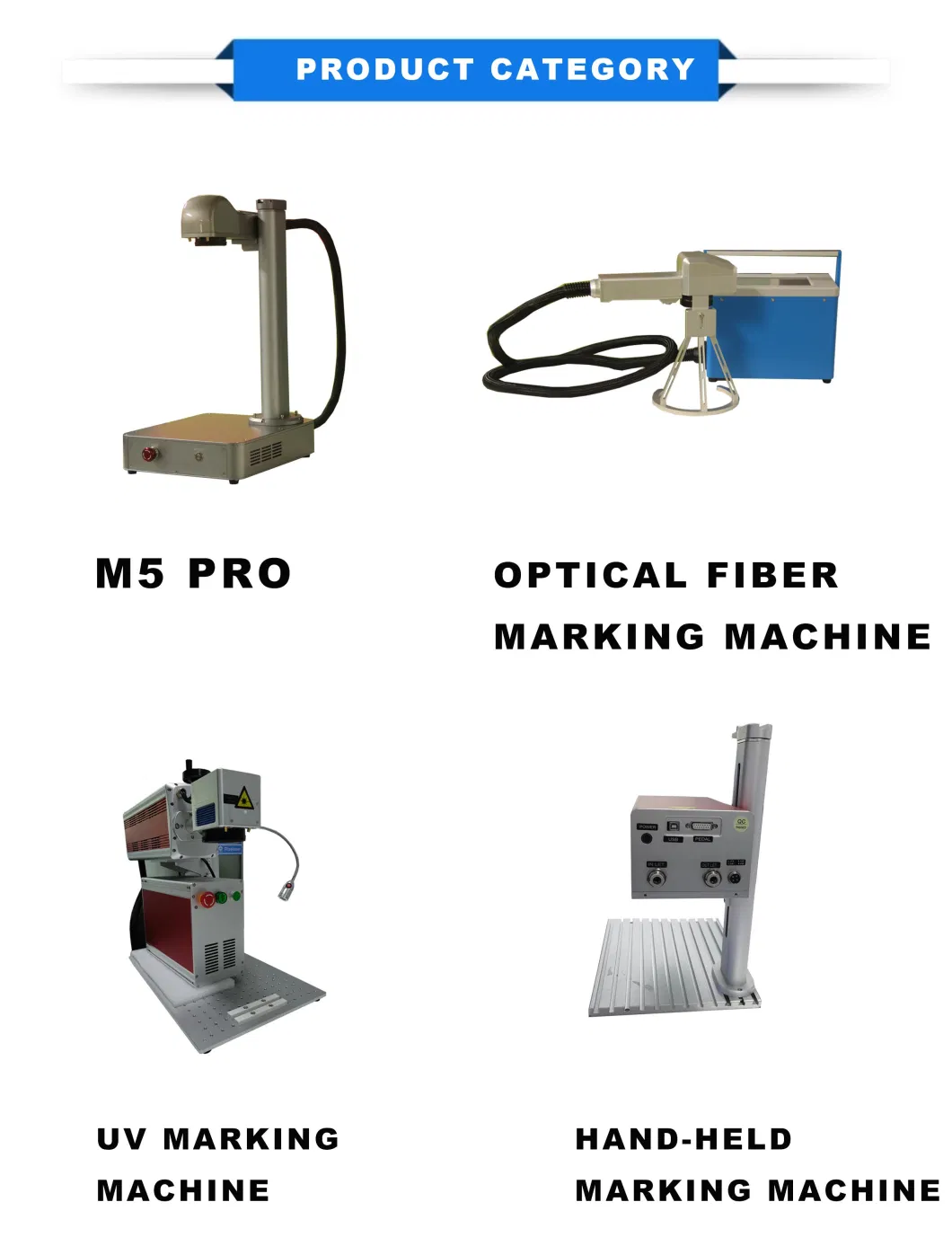 Portable Mini 3D UV Fiber Laser Marking Machine for Steel, Aluminum, Plastic Engraving