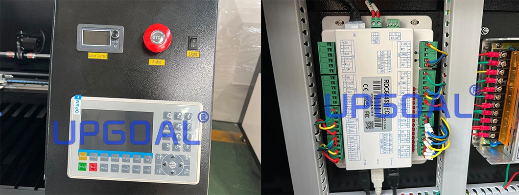 Combined CO2/Fiber Laser Marking Engraving Cutting Machine for Metal &amp; Non Metal