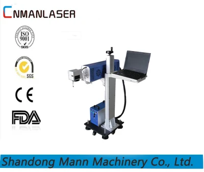 Macchina per la marcatura laser a mosca in fibra di CO2 per cavo