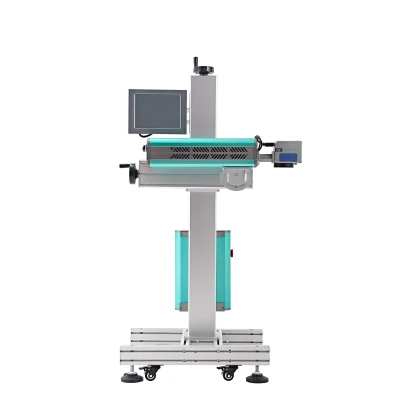 Contrassegno automatico della scatola di carta RF Flying CO2 da 20 W Faith Pacchetto di medicina per la stampa laser ad alta velocità della macchina per bevande alimentari