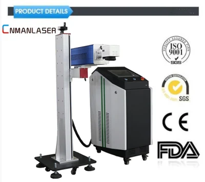 50W Commercio all′ingrosso Flying CO2 High Speed laser Marking Machine/laser Attrezzatura