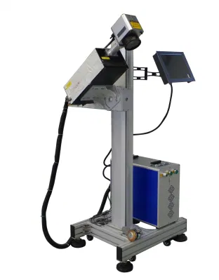  Marcatore laser CNC portatile online Flying Fibre/UV/CO2 da 3 W, 5 W, 10 W. Stampante per marcatura macchina per la stampa di plastica metallica di legno