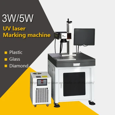 Macchina per marcatura/incisione laser UV da 3 W 5W per vetro plastico