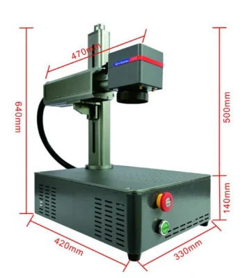 Marcatura portatile Factory 2024 Cina 3D CO2 Galvo laser incisione Macchina DPX-M20