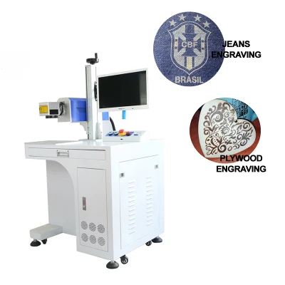 Presa di fabbrica CO2 laser marking Machine RF tubo metallico 20W 30W legno acrilico pelle CO2 Galvo laser Marking Machine Prezzo