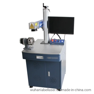Laser in fibra MOPA laser portatile a colori Mini 3D piccolo in metallo Macchina per marcatura laser in fibra 20W 30W 50W 100W con rotante