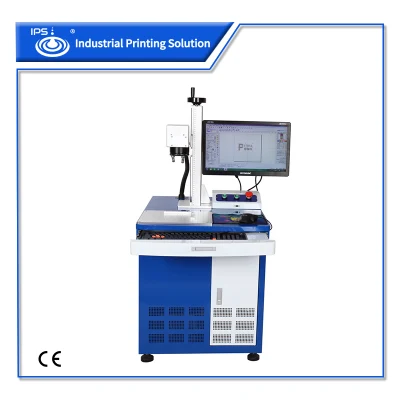 Macchina laser per marcatura CO2 statica IPS-LC30s Factory Direct per vetro Codifica dei contenitori