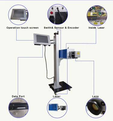  Stampante laser Leadjet 10W CO2 produzione Data Marking Machine Produttore