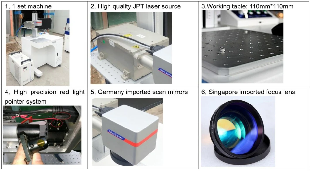 Laser Marking Machine UV for Glass with 3W, 5W, 10W Optional