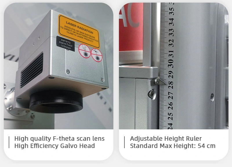 Desktop 3D Dynamic CO2 Laser Marking Machine with Big Size