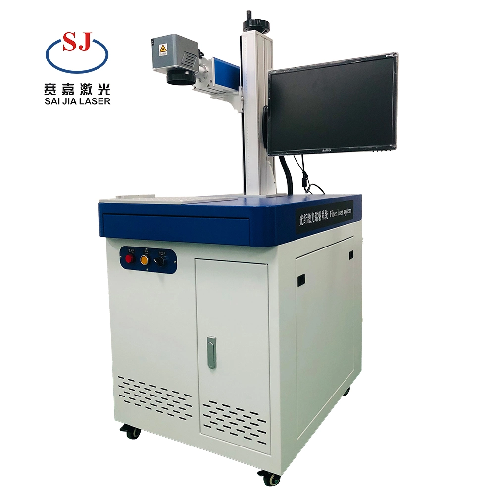 UV Laser Marking Machine with Cabinet 3W 5W 10W Jpt Glass Rubber Stamp Marking Machine for Sale