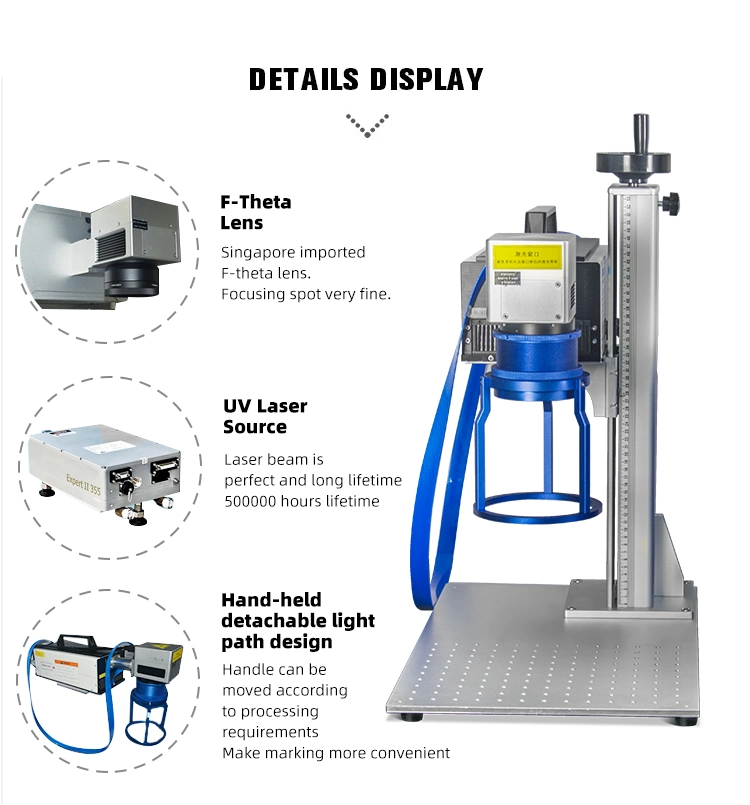 High Precision Handheld Portable Mini UV Laser Marking Machine