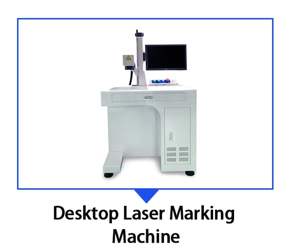 20W 30W 50W 80W 100W Optical Fiber Laser Marking Tabletop Type Suitable for Metal Marking Engraving and Cutting 3D