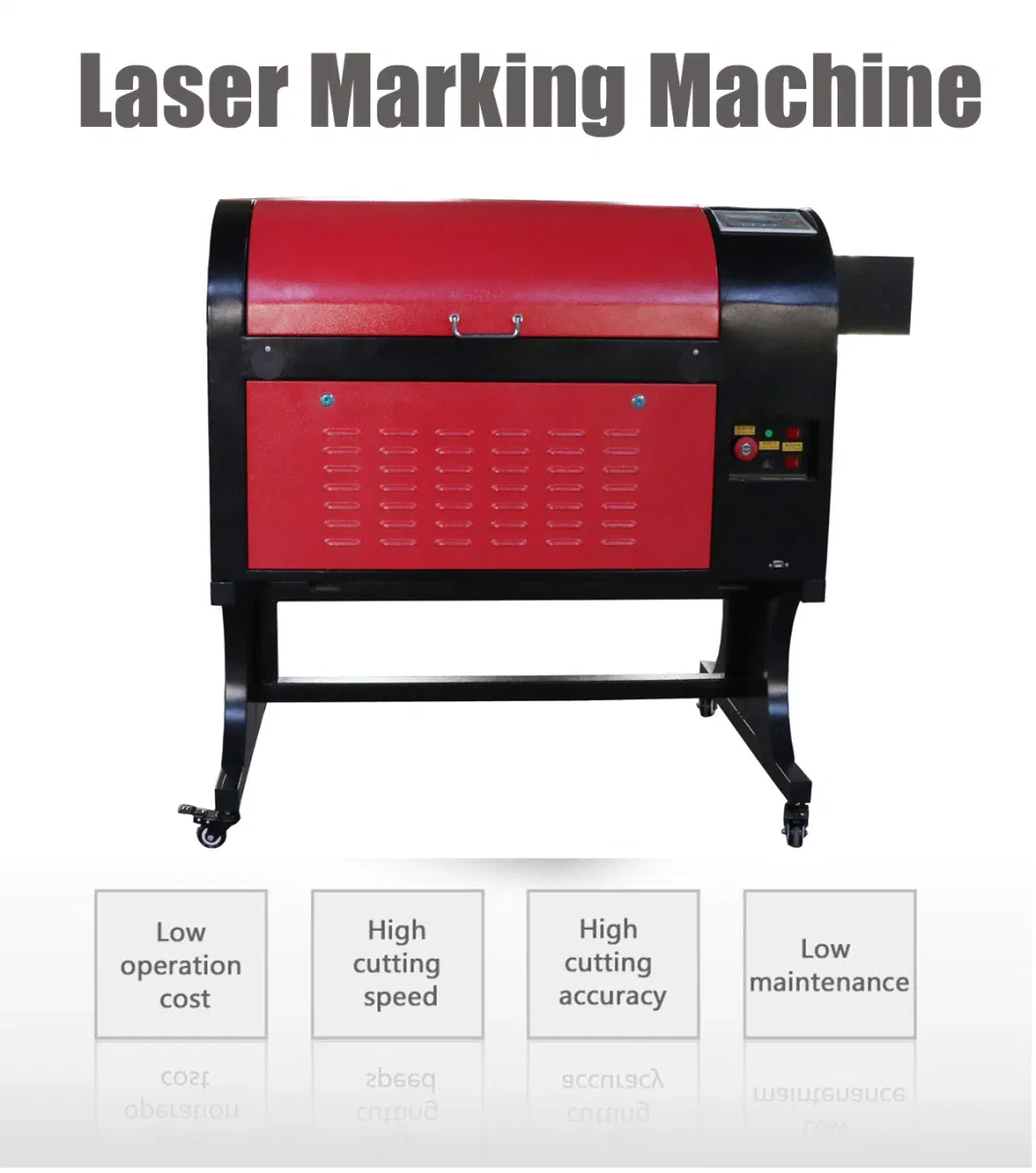 100W CO2 Laser Engraving Machine Double Laser Head with Ce Laser Cutting