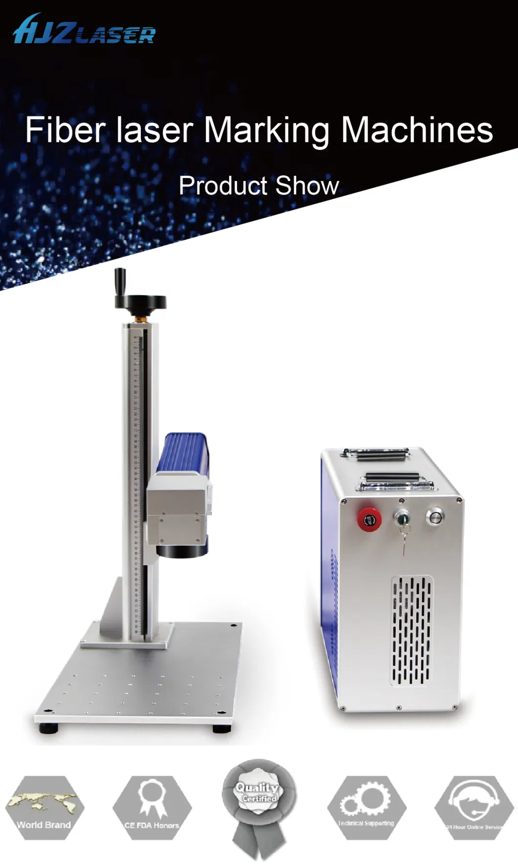 Portable Fiber Laser Marking Deep Engraving Cleaning Cutting Machine