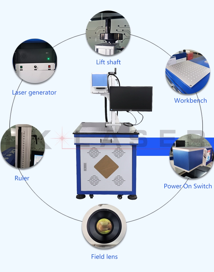 Desktop CO2 Laser Marking Machine Price 30W 50W for Nonmetal