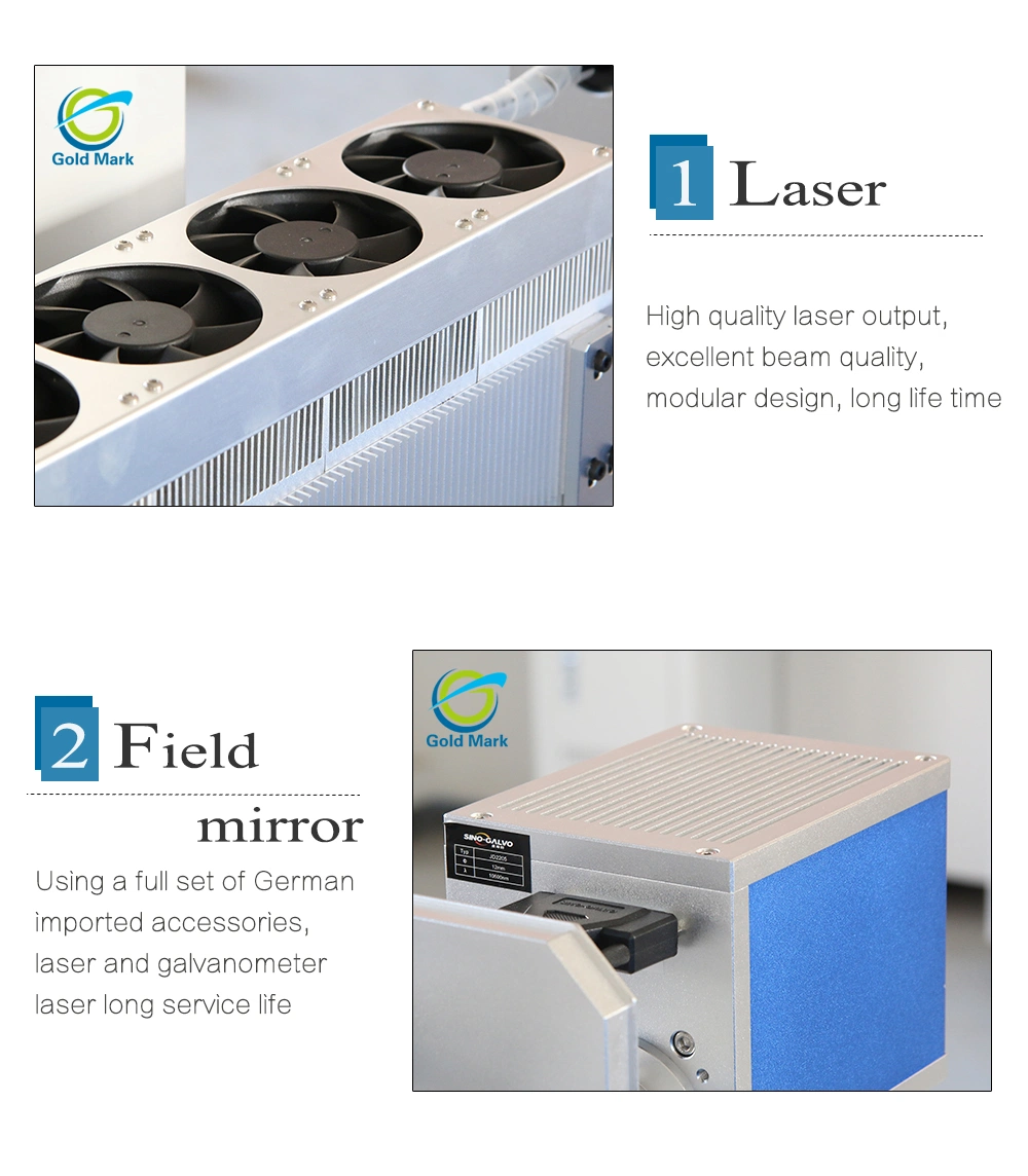 Hot Sales Davi 30W 35W 55W Metal Laser Tube CO2 Laser Marking Machine for Sale