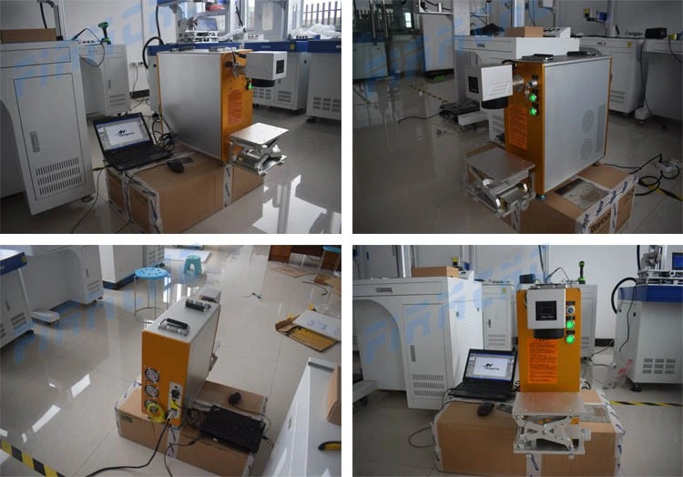 20W Portable Mini UV Fiber Laser Marking Machine for Meet Sheet