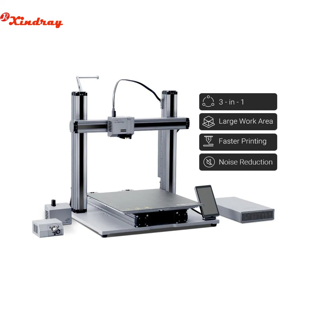 Professional Manufacturer Price Portable CNC Carving Fiber/CO2/UV Laser Marking Machine/Laser Printer/3D Logo Printing Machine/Laser 3 in 1 3D Printer Machine