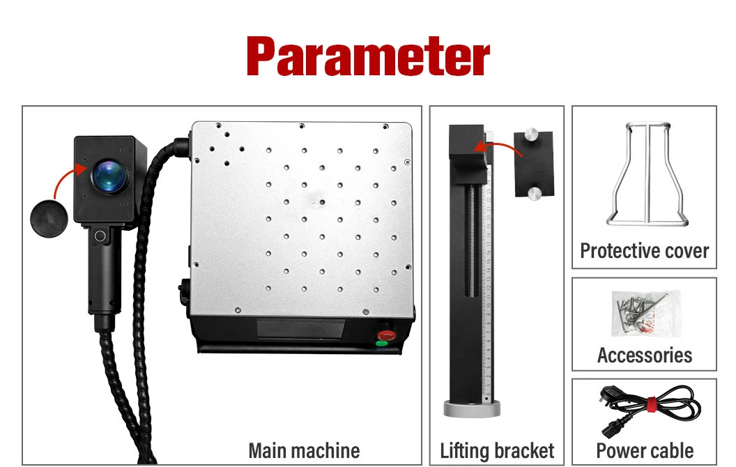 20W Fiber Laser Marking Metal Portable Laser Marking Mini Fiber Laser Marking Machine 60 Watt Fiber Engraving Laser