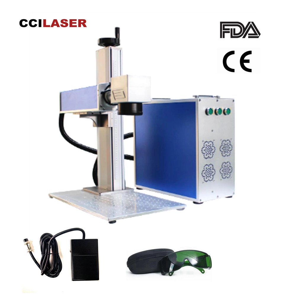 Portable CNC 30W 50W Fiber/CO2/3W 5W UV Laser Marking Machine/Laser Printer/3D Logo Printing Machine/Laser Engraving Machine for Metal/Jewelry/Plastic/PCB/Glass