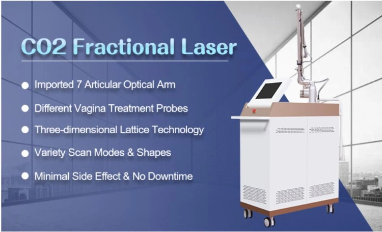 2023 Stretch Marks Acne Scar Removal CO2 Laser Machine RF Tube Skin Resurfacing CO2 Fractional Laser