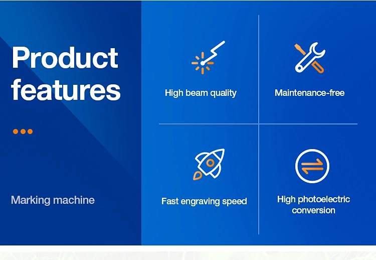 CO2/UV/Fiber Laser Marking Machine Price for Metal, Steel, Iron, Aluminum, PVC, Keyboard, Bearings Engraving