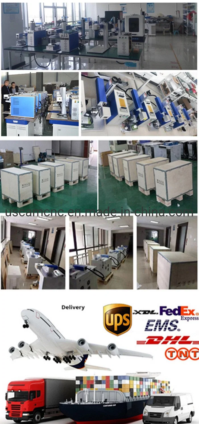 Radio Frequency Metal Tube CO2 Laser Marking Machine for Engraving Wood, Plastic, Paper, Leather, Clothes