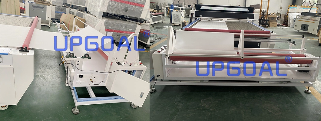 Polyester Filter Polypropylene Filter Cloth Automatic Feeding CO2 Laser Marking Cutting Machine